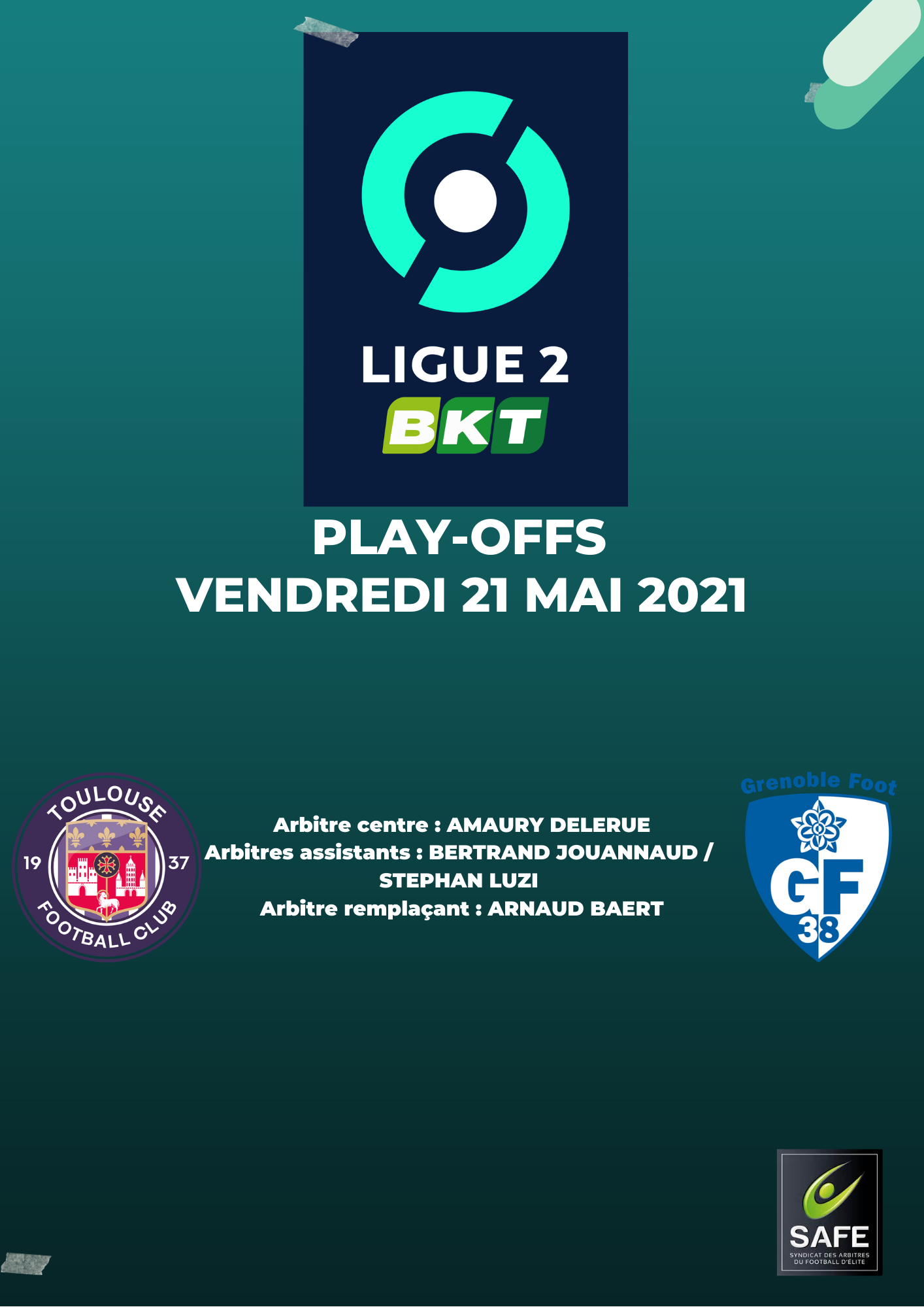 Désignations Play-Offs de Ligue 2